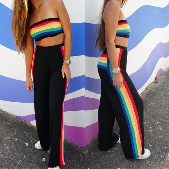 Rainbow Bandeau 2 pc Set - Picture 3 of 5